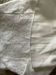 White Lace &amp; Ruffle Cami Top