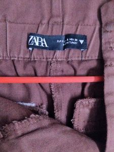 Brown Women&#39;s High-Waisted Pants