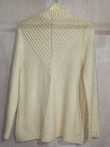 Cozy Cream Cable-Knit Sweater
