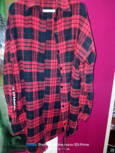 Red & Black Plaid Shirt