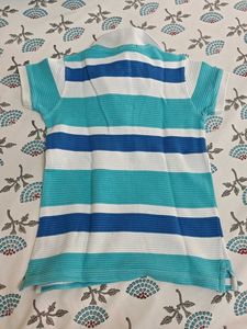 Striped Benetton Polo Shirt