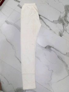 Cream Cotton Trousers