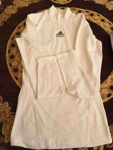 Adidas Mock Neck Long Sleeve Top