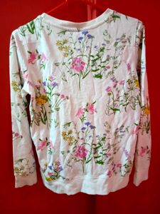 Floral Print Sweatshirt