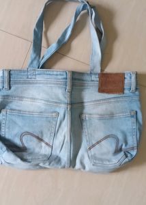 Trendy jeans bag