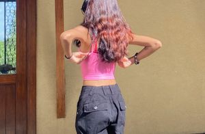 Pink Crop Top
