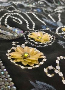 expansive 🔥 unique work Saree with blouse 😍