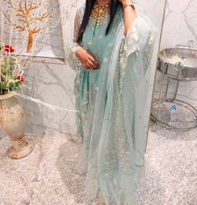 Pakistani customised kurta with pant and dupatta