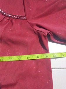 Vintage Red Skirt Suit