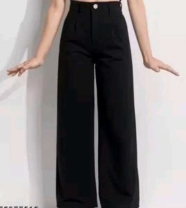 Wide Leg Black Pants