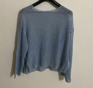 Light Blue Knit Sweater