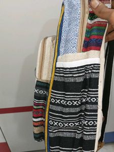 Colorful Hemp College Office Backpack