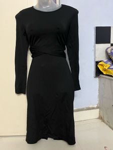 Pintrest Black Long Sleeve Dress