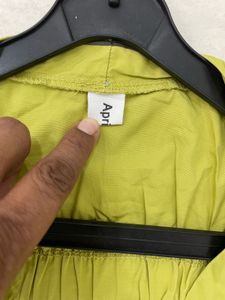 🍋 Luxe Chartreuse Smock Dress: Your Glow Up ✨