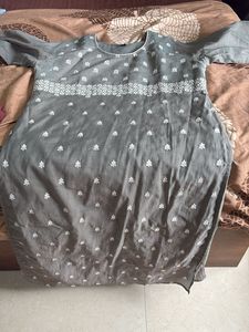 Grey Kurta