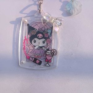 Kuromi frame Keychain