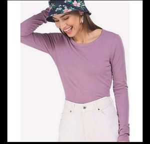 Mauve Long Sleeve Top