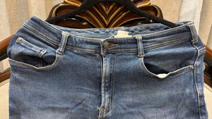 Flared Denim Jeans
