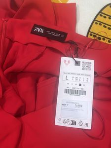 Brand New- Zara Red Hot Bodycon Dress