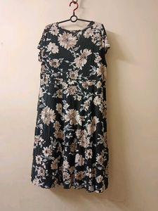 Floral Wrap Dress - Casual Chic