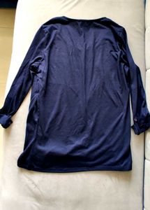 Max Blue Shrug attached Top