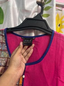 Funky Pink Mini Kurti