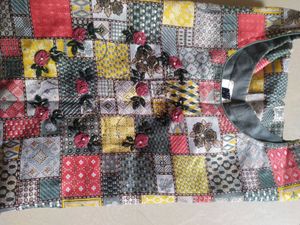 Patchwork Print Kurta