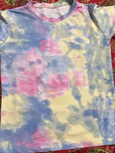Tie-Dye Short Sleeve Top