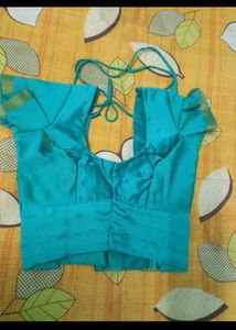Sea Green Stitched Blouse