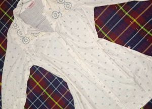 Vintage Floral Embroidered Top