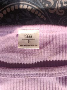 Lavender Sleve Less Tank Top 🪻