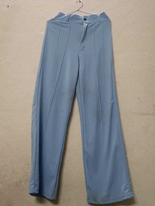 Blue Wide Leg Pants