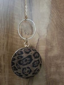 SAVANA💝BRAND NEW Leopard Print Sphere Clutch