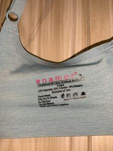 Enamor Cyan Color T-Shirt Padded Bra Size 30B