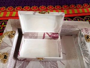 Dryfruit Tray With Two Glass Jars And Box