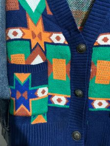 Unique Patterned Knit Cardigan