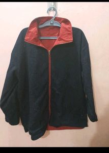 Hummel Red and Blue Windbreaker (Two-Way)