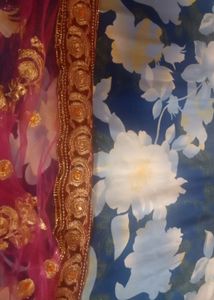 Heavy Work Net Dupatta