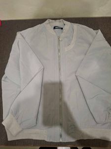 Stylish Grey Bomber Jacket