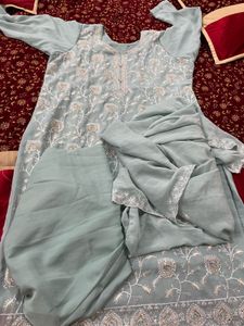 Light Bluesuit with Palazzo