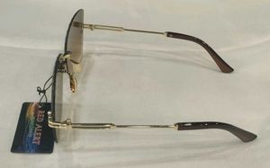 Red Alert Rimless Sunglasses