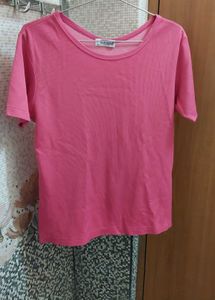 Pink Corduroy T-Shirt