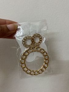 Chain Circle Earrings