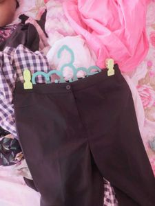 Black Formal High Waist Flared Pants