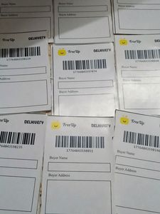 12 Sticky and 7 Printed labels,