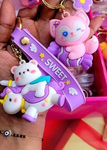 Cute Kawaii-Q Keychain Or Bag Charms Brand New