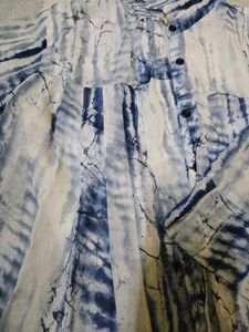 Stylish Tie-Dye Print Shirt