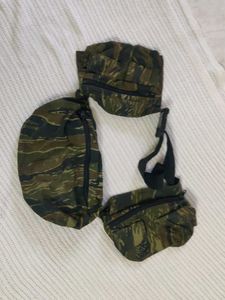 Camo Waist Bag with adjustable belt