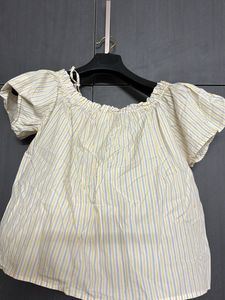 Striped Off-Shoulder Top