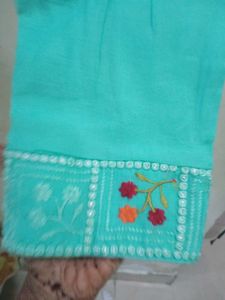 Elegant partywear Kurta Set with bandhini dupatta